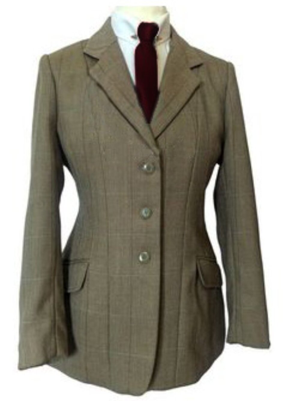 Beautiful Tweed English Show Hunt Coat! Shires Sports Leisure-US 14